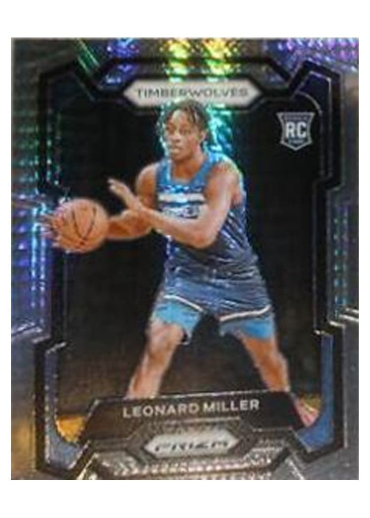 2023-24 Panini Prizm Base Set Leonard Miller #155 card