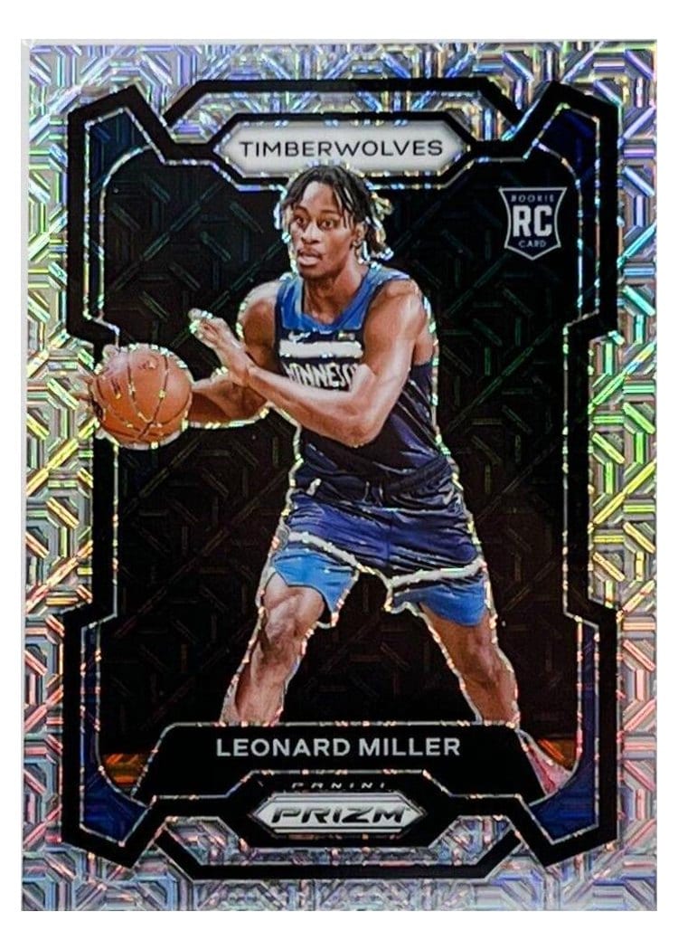 2023-24 Panini Prizm Base Set Leonard Miller #155 card