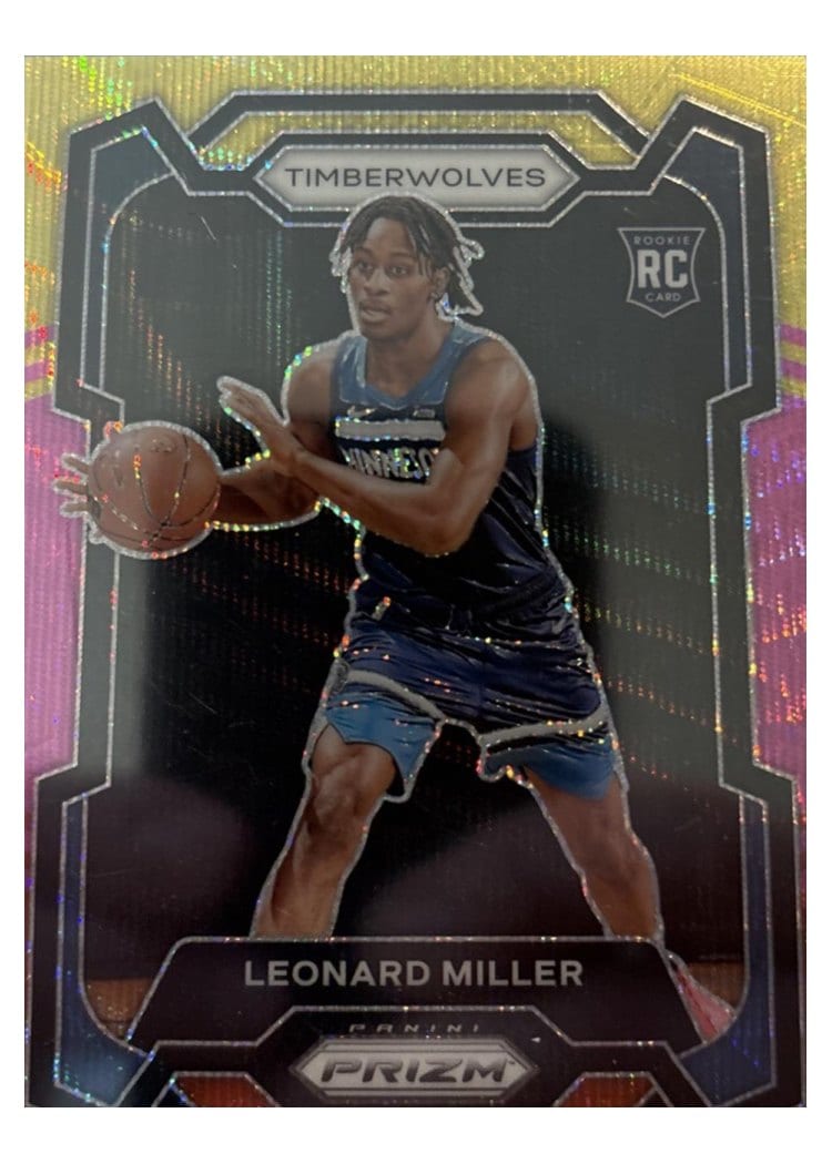 2023-24 Panini Prizm Base Set Leonard Miller #155 card