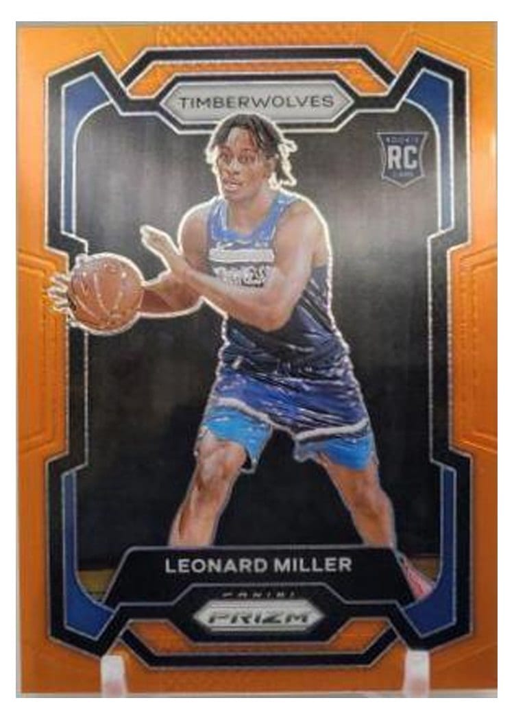 2023-24 Panini Prizm Base Set Leonard Miller #155 card