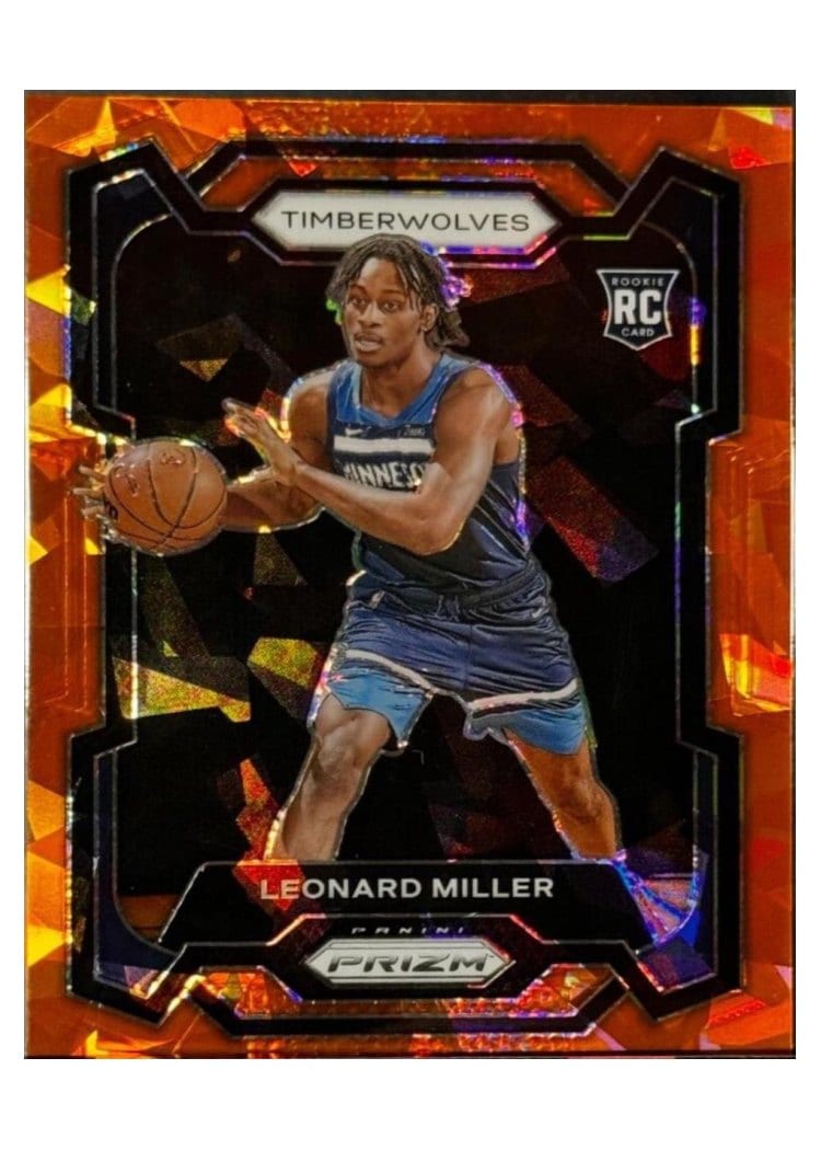 2023-24 Panini Prizm Base Set Leonard Miller #155 card