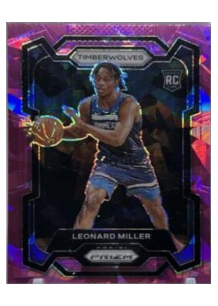 2023-24 Panini Prizm Base Set Leonard Miller #155 card