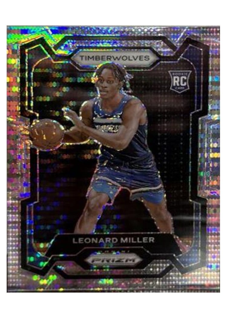 2023-24 Panini Prizm Base Set Leonard Miller #155 card