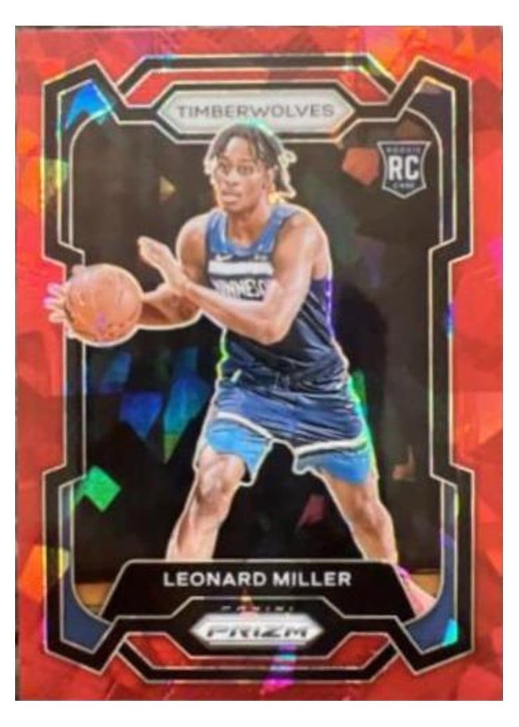 2023-24 Panini Prizm Base Set Leonard Miller #155 card