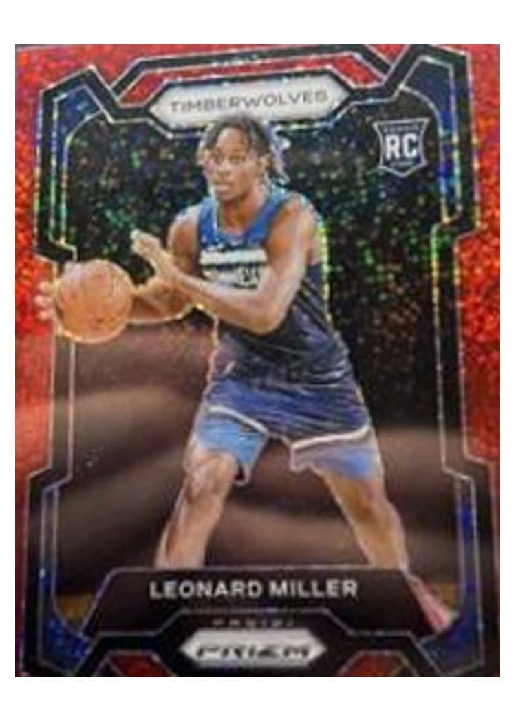 2023-24 Panini Prizm Base Set Leonard Miller #155 card