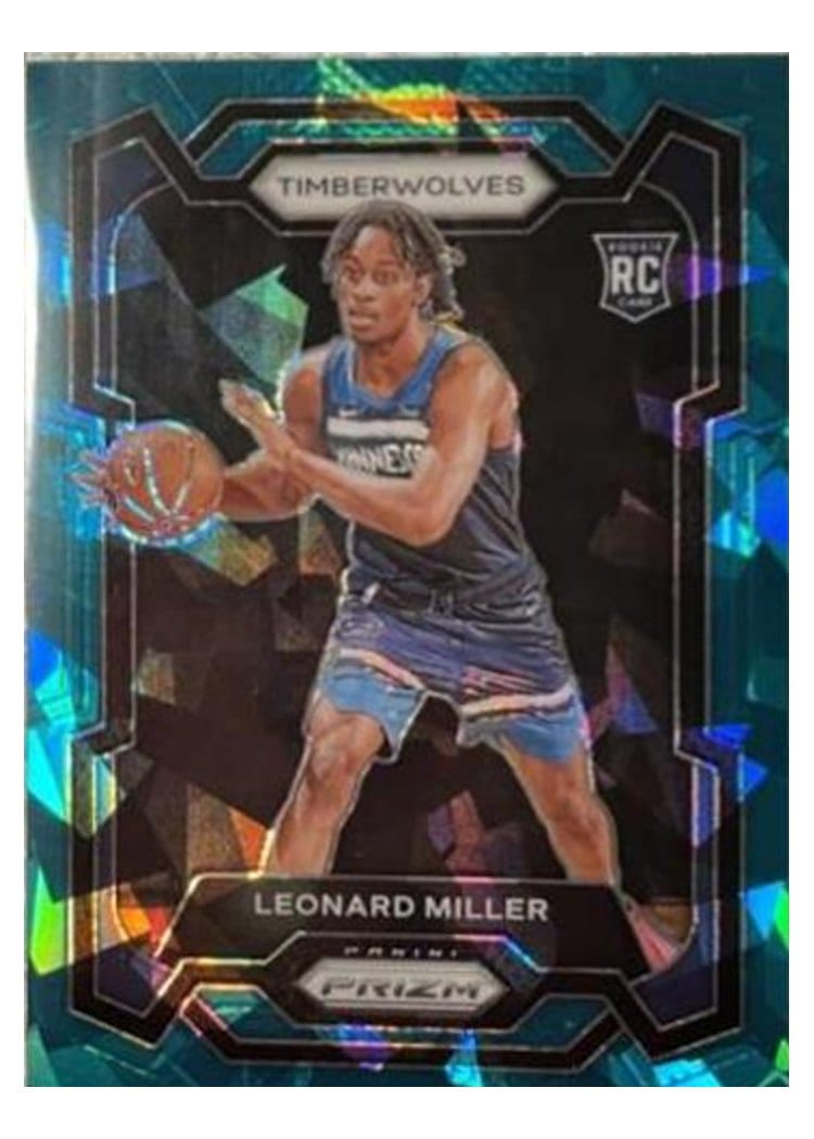 2023-24 Panini Prizm Base Set Leonard Miller #155 card