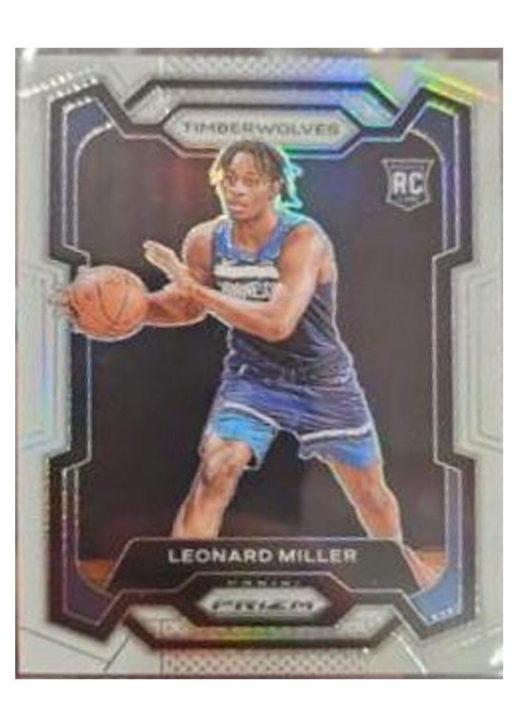 2023-24 Panini Prizm Base Set Leonard Miller #155 card