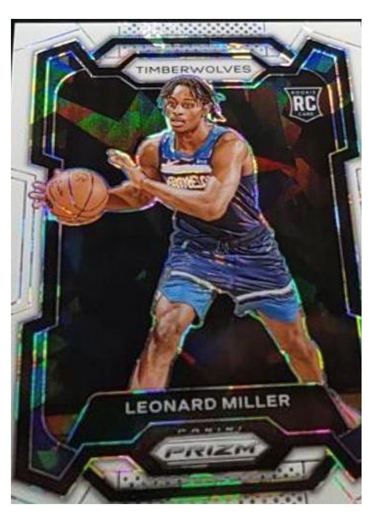 2023-24 Panini Prizm Base Set Leonard Miller #155 card