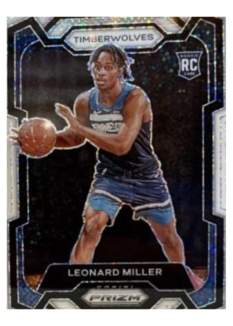 2023-24 Panini Prizm Base Set Leonard Miller #155 card