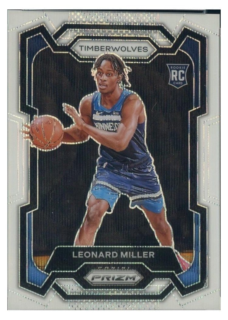 2023-24 Panini Prizm Base Set Leonard Miller #155 card