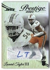 2024 Panini Prestige Xtra Points Signatures Premium Leonard Taylor III #364 card