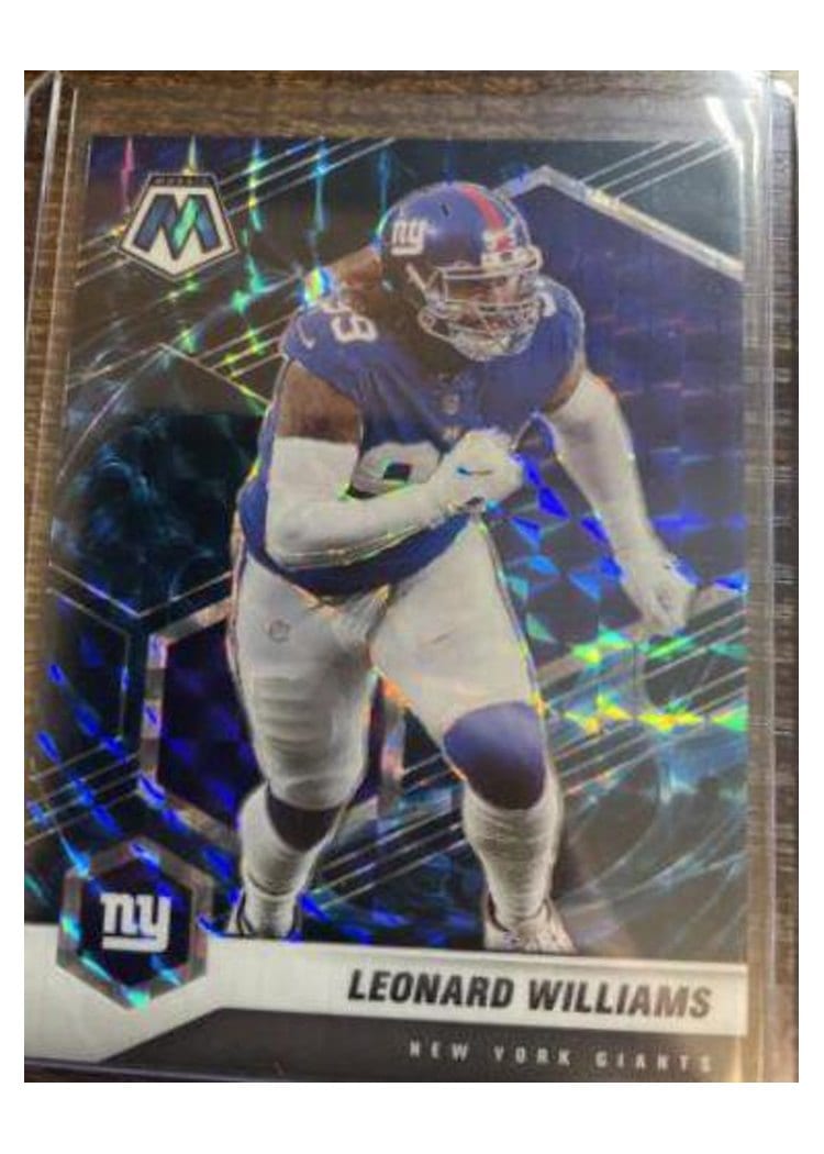 2021 Panini Mosaic Base Set Leonard Williams Genesis #154 card