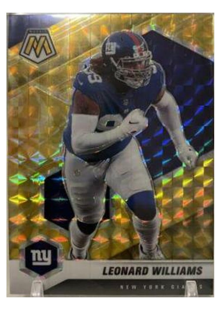2021 Panini Mosaic Base Set Leonard Williams #154 card