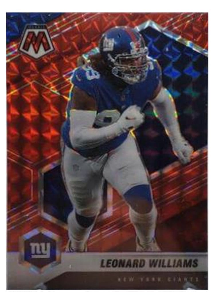 2021 Panini Mosaic Base Set Leonard Williams #154 card