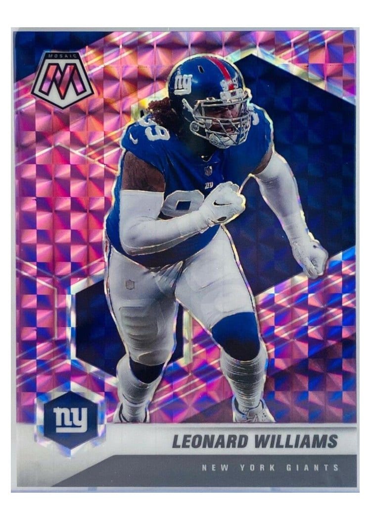 2021 Panini Mosaic Base Set Leonard Williams #154 card