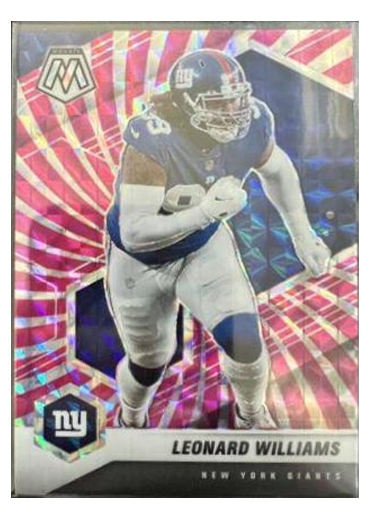 2021 Panini Mosaic Base Set Leonard Williams #154 card