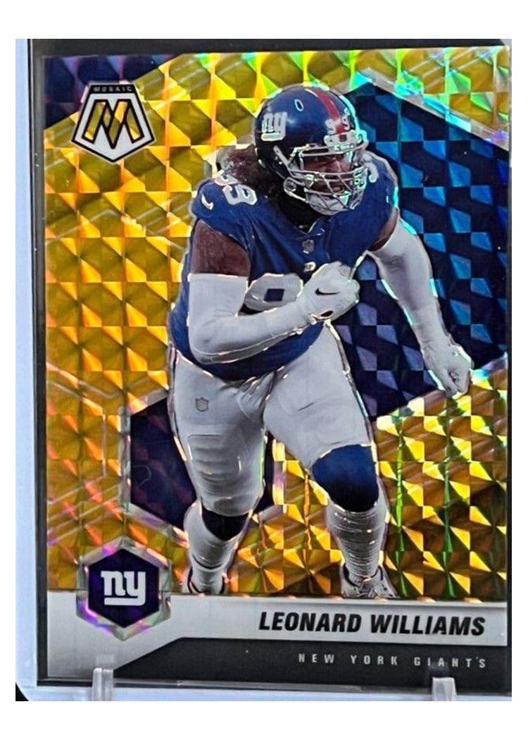 2021 Panini Mosaic Base Set Leonard Williams #154 card