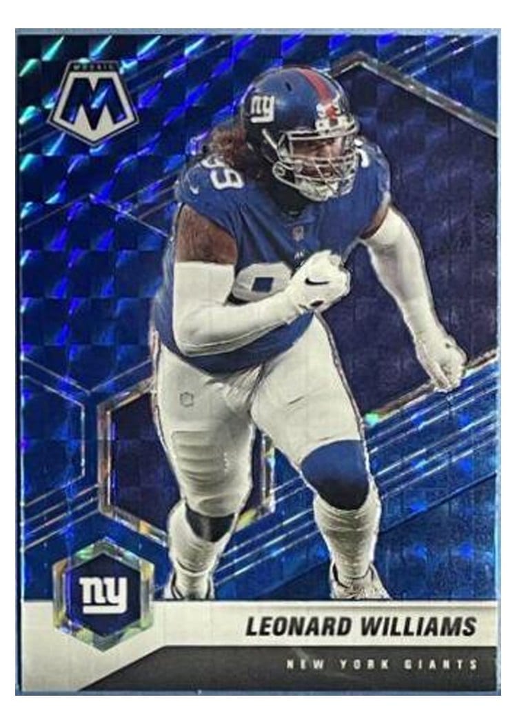 2021 Panini Mosaic Base Set Leonard Williams #154 card