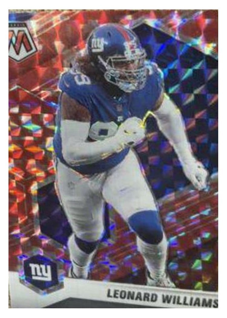 2021 Panini Mosaic Base Set Leonard Williams #154 card