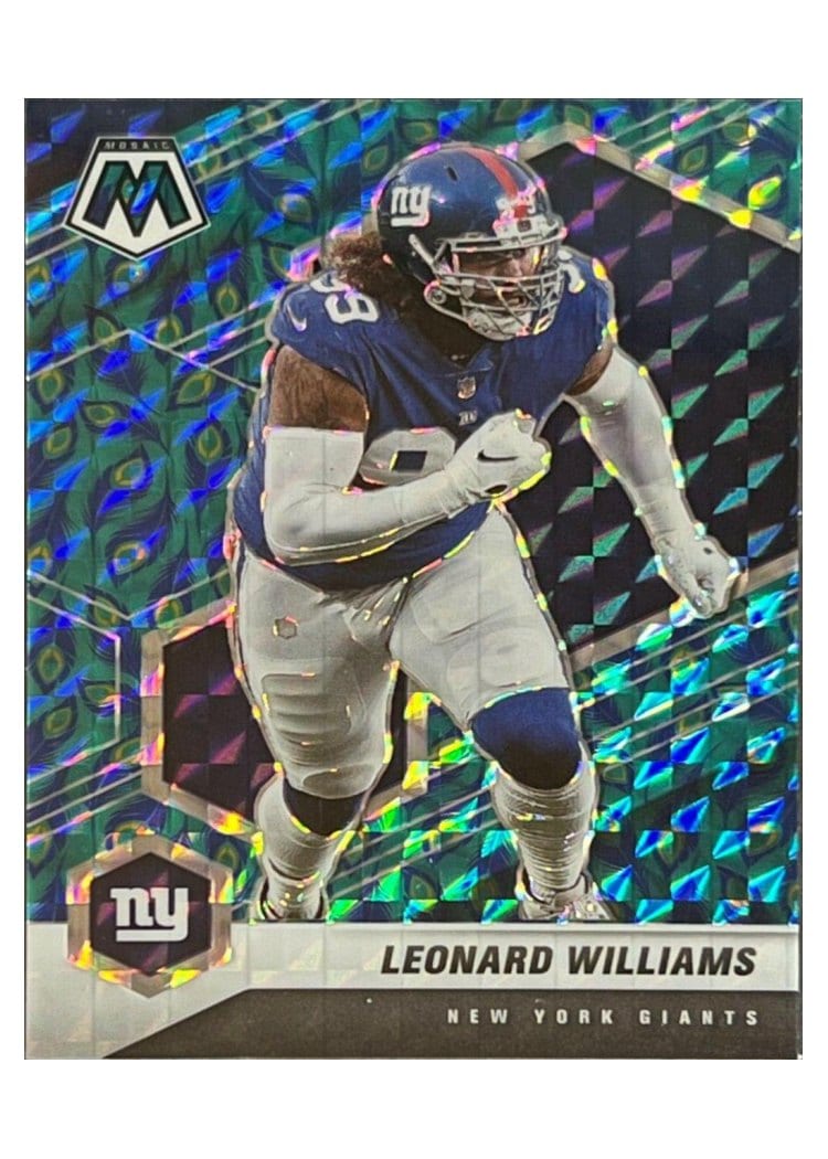 2021 Panini Mosaic Base Set Leonard Williams #154 card