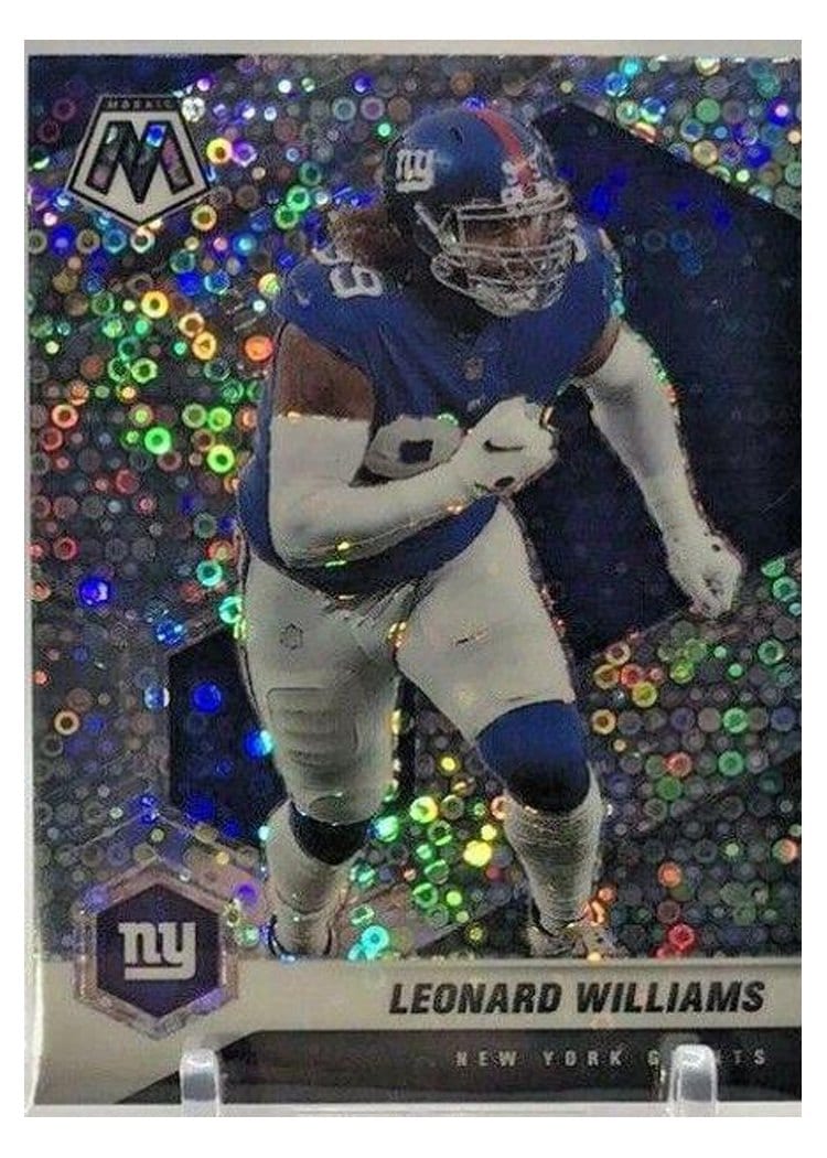 2021 Panini Mosaic Base Set Leonard Williams #154 card