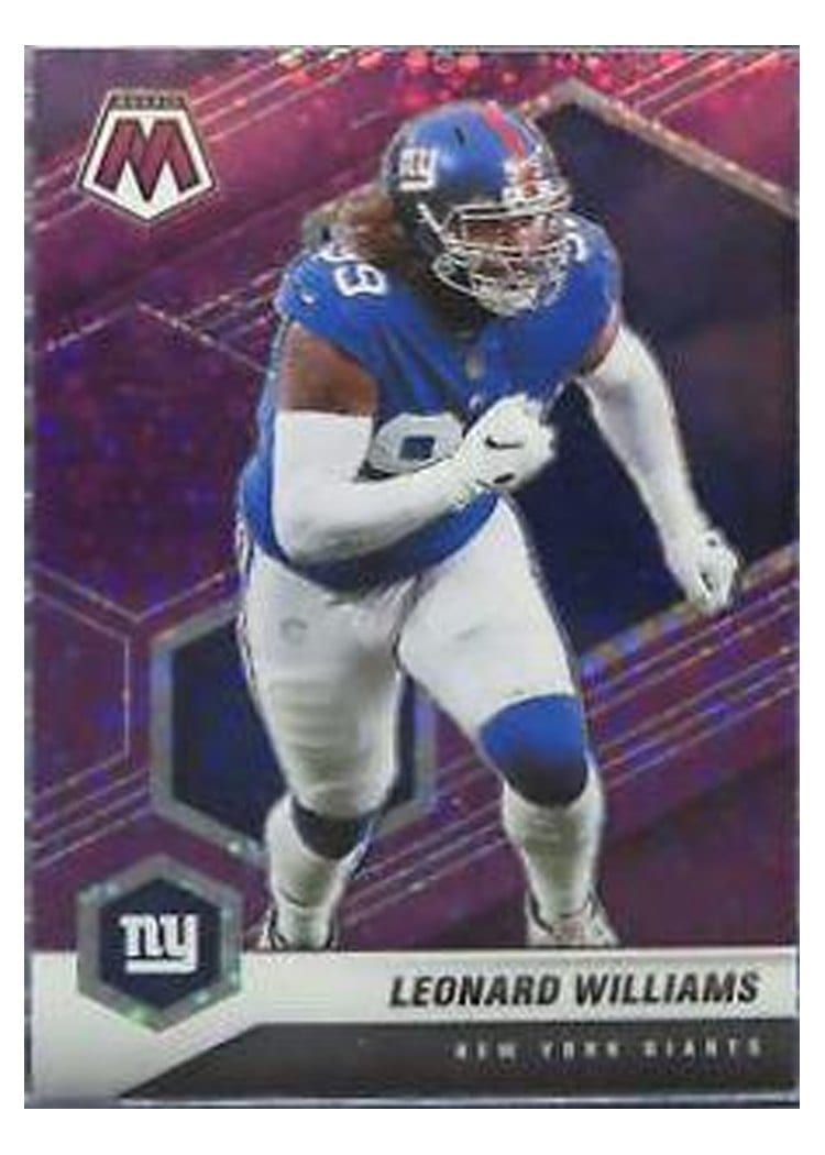 2021 Panini Mosaic Base Set Leonard Williams #154 card