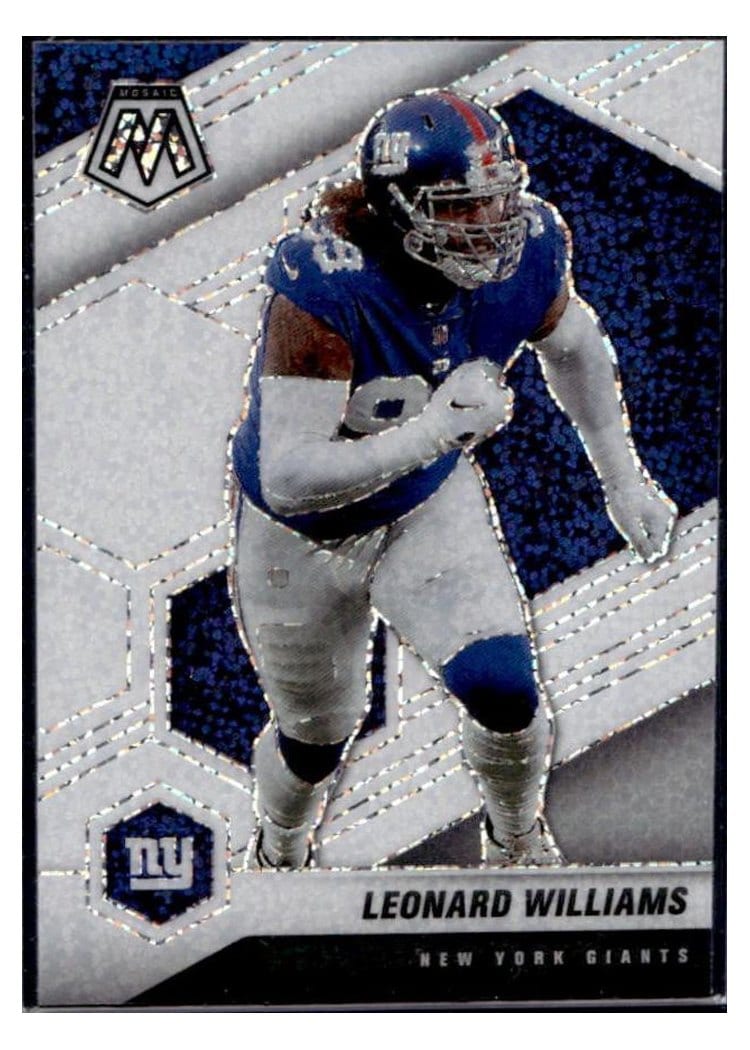 2021 Panini Mosaic Base Set Leonard Williams #154 card