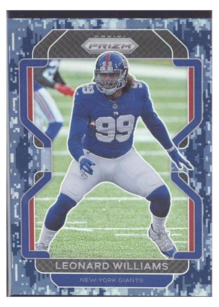 2021 Panini Prizm Base Set Leonard Williams #233 card