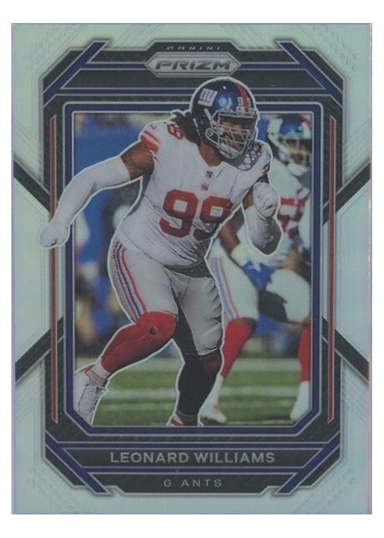 2022 Panini Prizm Base Set Leonard Williams Silver #222 card