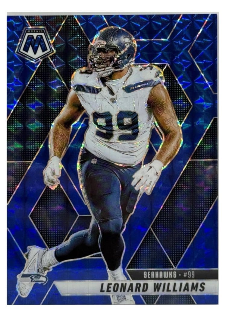 2025 Panini Mosaic Base Set Leonard Williams #61 card