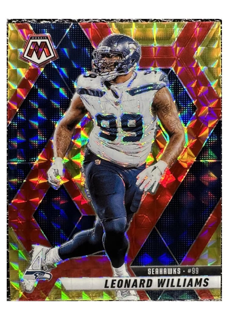 2025 Panini Mosaic Base Set Leonard Williams #61 card