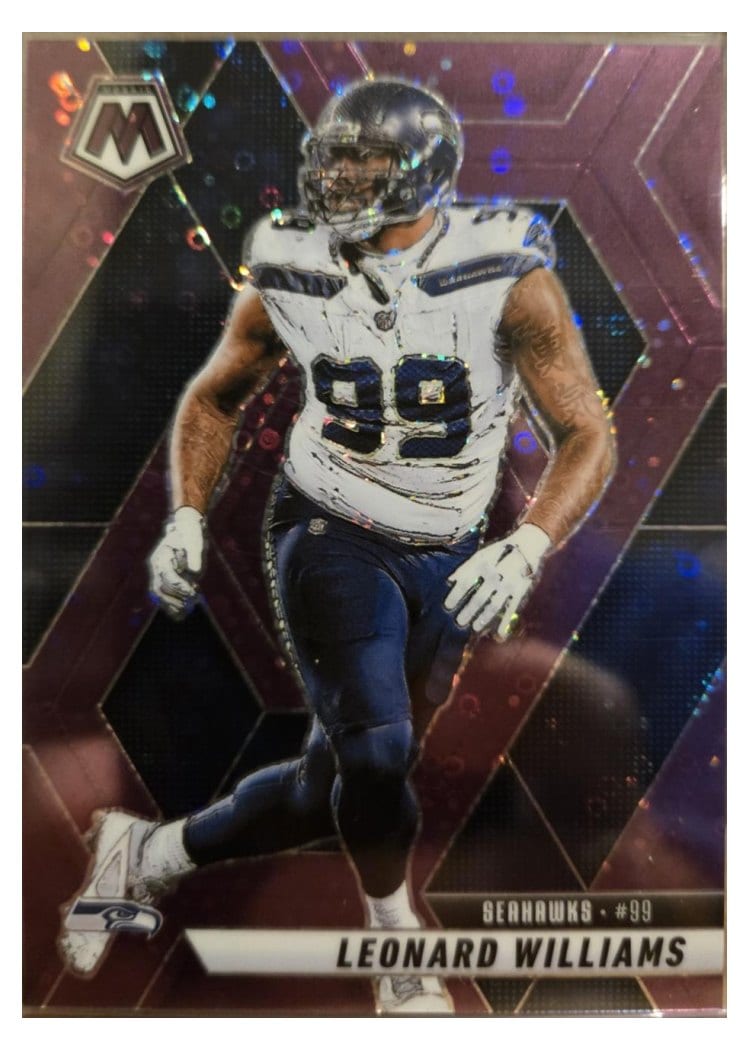 2025 Panini Mosaic Base Set Leonard Williams #61 card