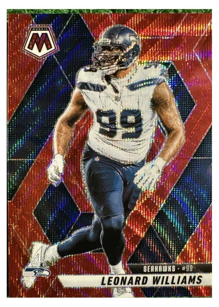 2025 Panini Mosaic Base Set Leonard Williams #61 card