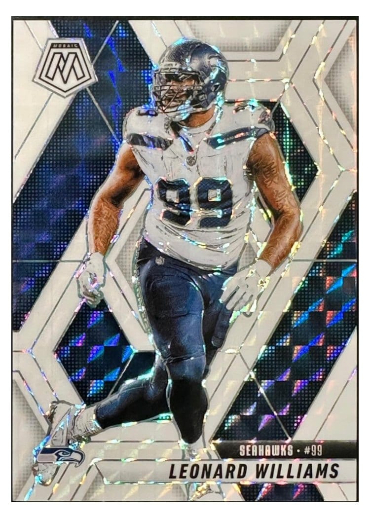 2025 Panini Mosaic Base Set Leonard Williams #61 card