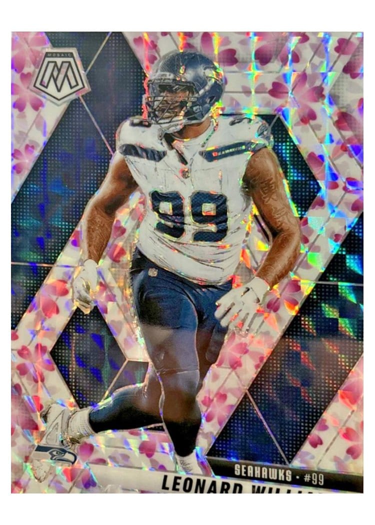 2025 Panini Mosaic Base Set Leonard Williams #61 card