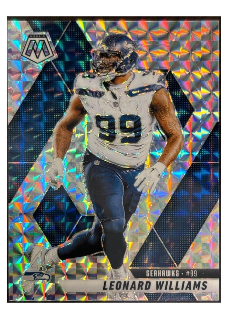 2025 Panini Mosaic Base Set Leonard Williams #61 card