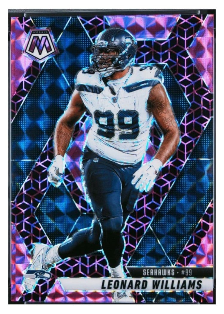 2025 Panini Mosaic Base Set Leonard Williams #61 card
