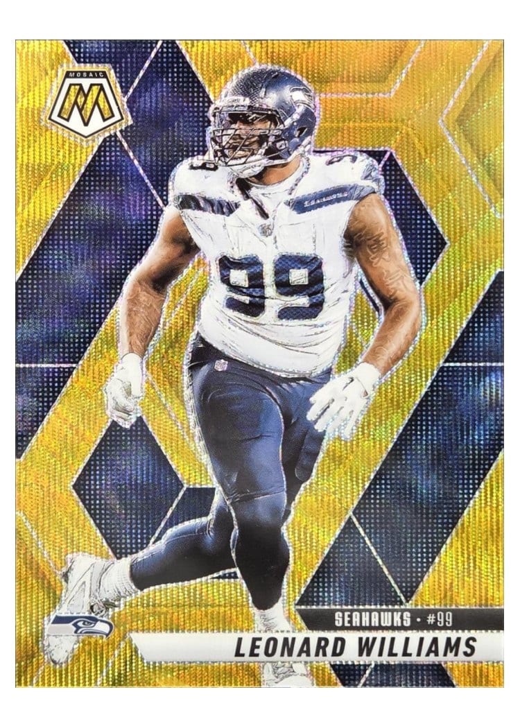 2025 Panini Mosaic Base Set Leonard Williams #61 card