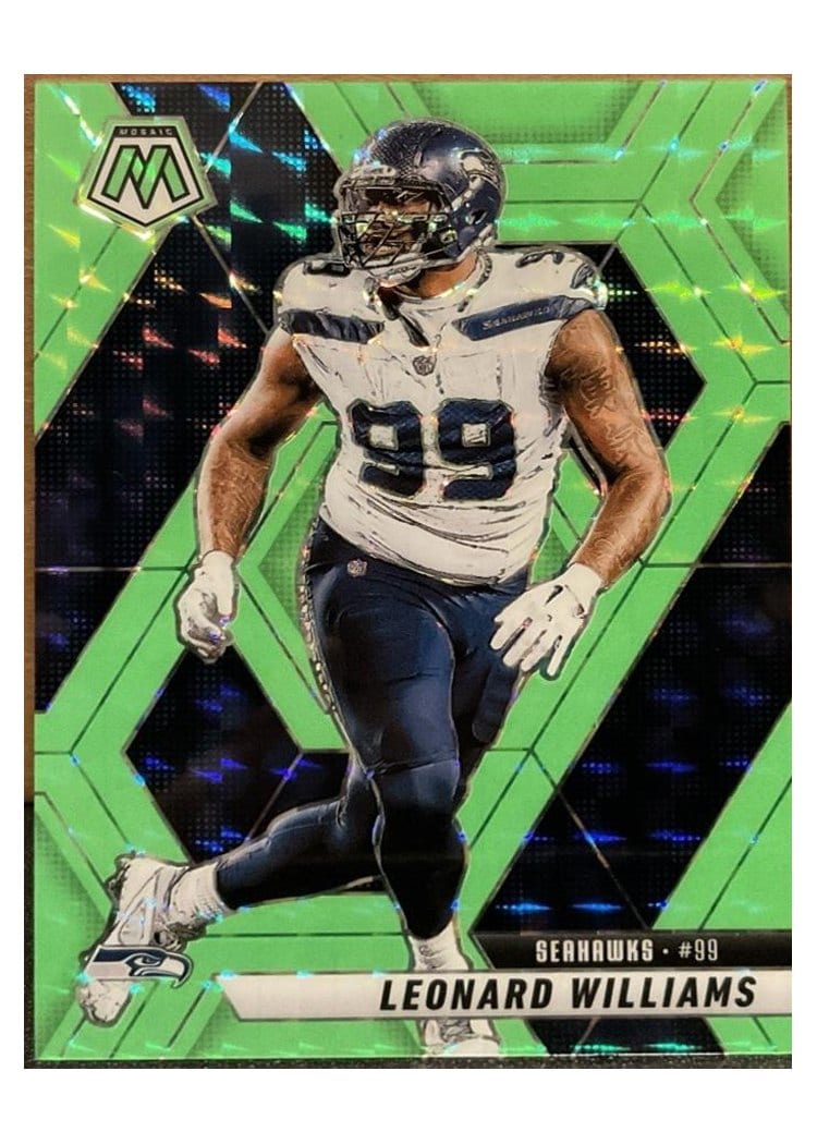 2025 Panini Mosaic Base Set Leonard Williams #61 card