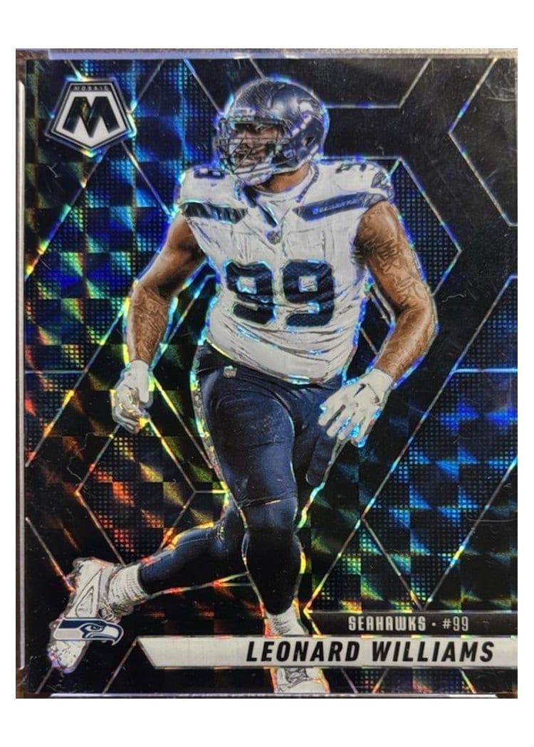 2025 Panini Mosaic Base Set Leonard Williams #61 card