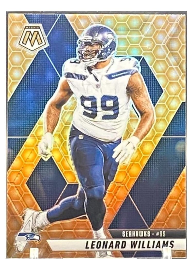 2025 Panini Mosaic Base Set Leonard Williams #61 card