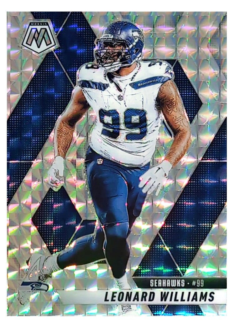 2025 Panini Mosaic Base Set Leonard Williams #61 card