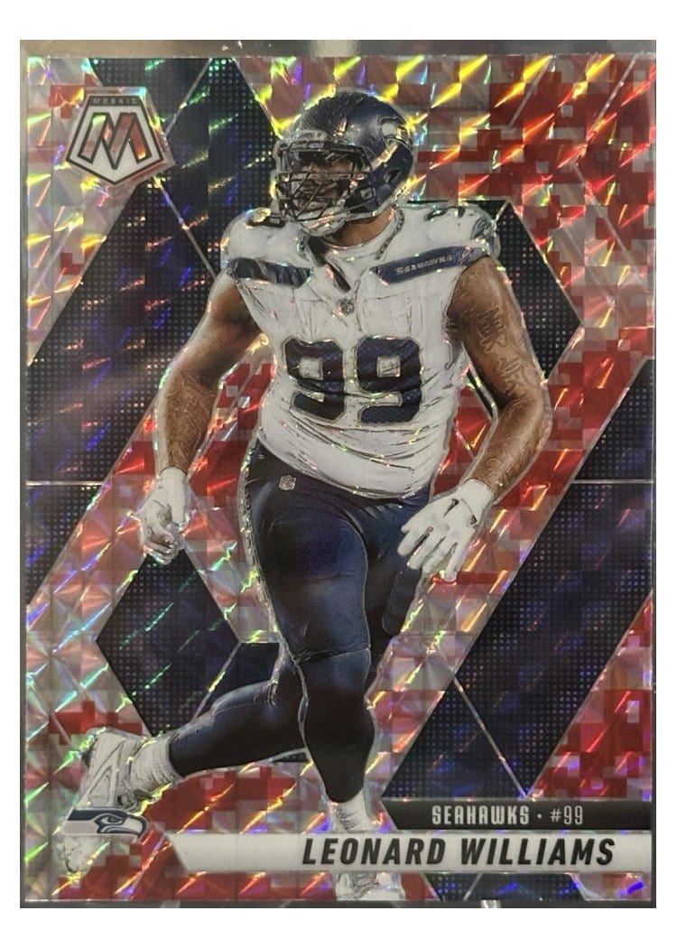 2025 Panini Mosaic Base Set Leonard Williams #61 card
