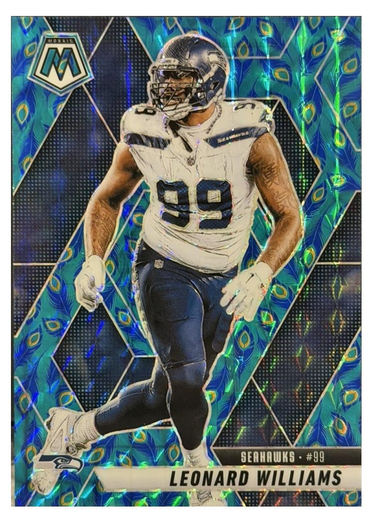 2025 Panini Mosaic Base Set Leonard Williams #61 card