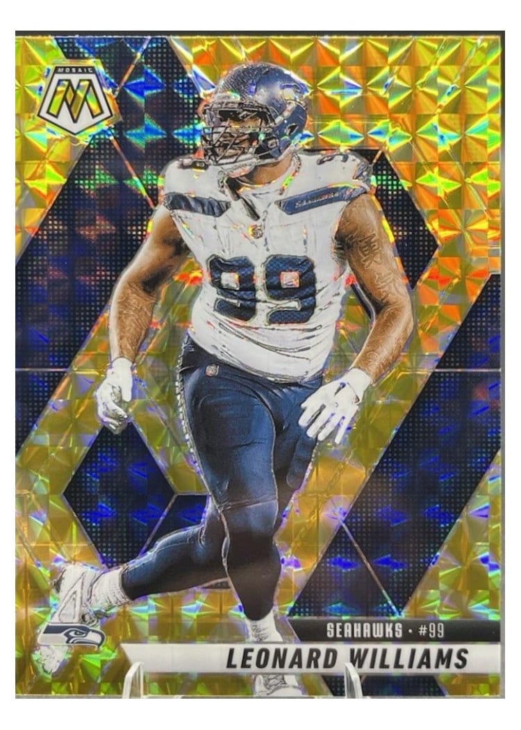 2025 Panini Mosaic Base Set Leonard Williams #61 card