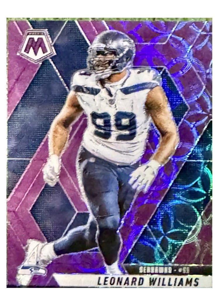 2025 Panini Mosaic Base Set Leonard Williams #61 card