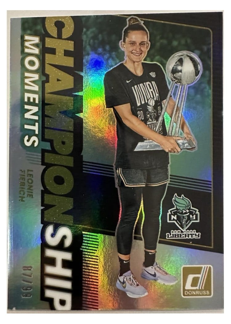 2025-26 Donruss WNBA Championship Moments Leonie Fiebich #11 card