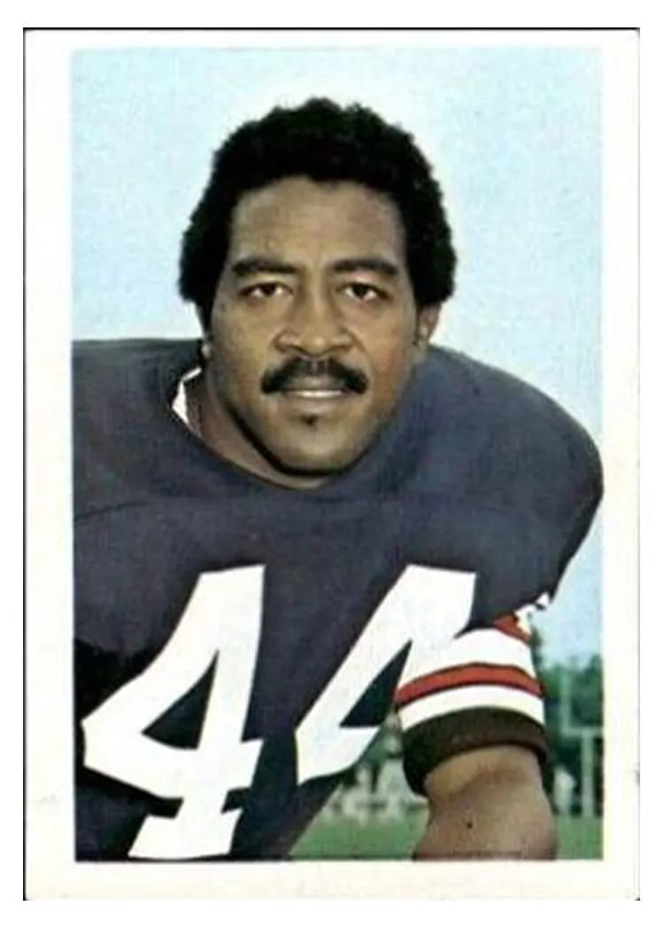 1972 NFLPA Wonderful World Stamps Leroy Kelly #83 card
