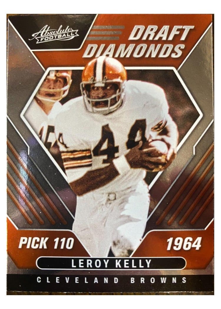 2022 Panini Absolute Draft Diamonds Leroy Kelly #DD-18 card