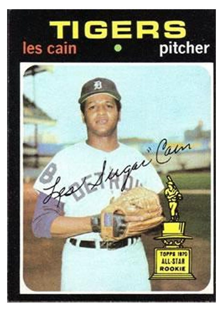 1971 Topps Les Cain #101 card